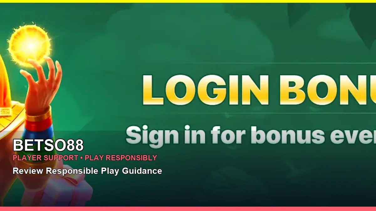 BETSO88 player support and responsible gaming guide for Philippine players